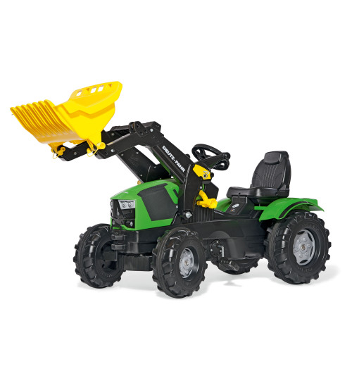 Traktors ar pedāļiem ar kausu rollyFarmtrac Deutz-Fahr 5120 (3 - 8 gadiem ) Vācija 611201